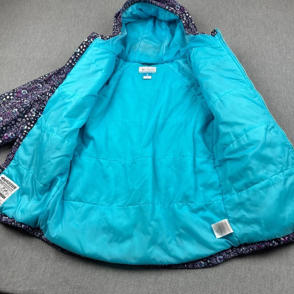 Columbia Jacket Youth Girls XL 18-20 Purple Magic Mile Insulated Hooded Coat‎